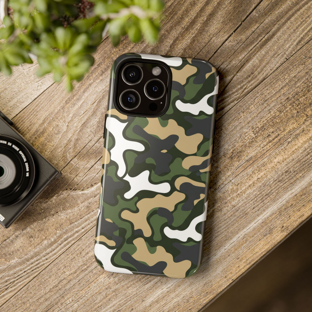 Camouflage Tough Phone Case — Military Camo Protective Cover