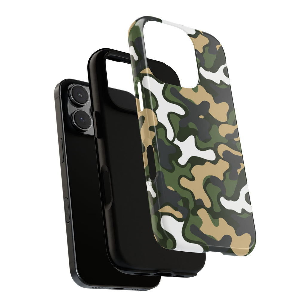 Camouflage Tough Phone Case — Military Camo Protective Cover