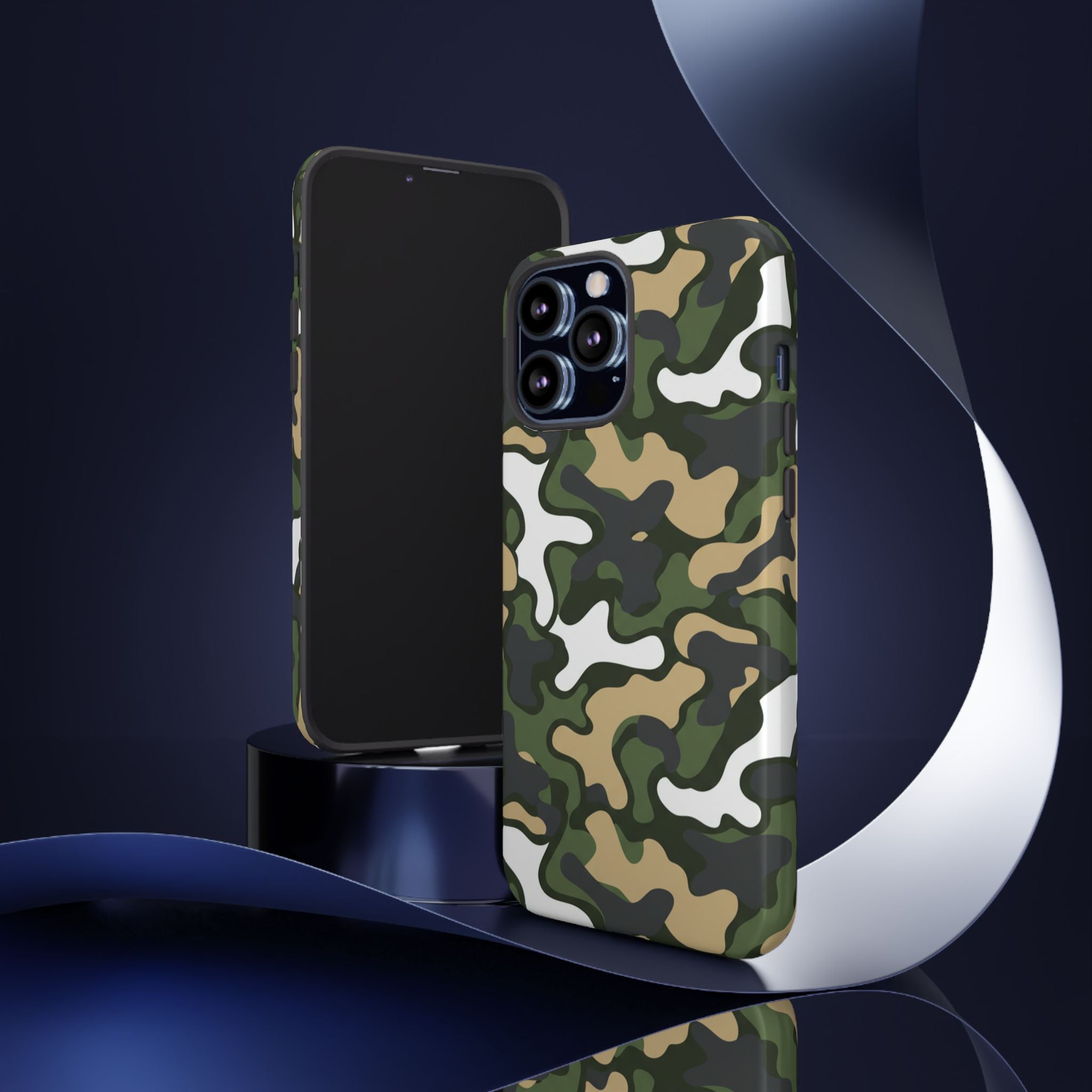 Camouflage Tough Phone Case — Military Camo Protective Cover