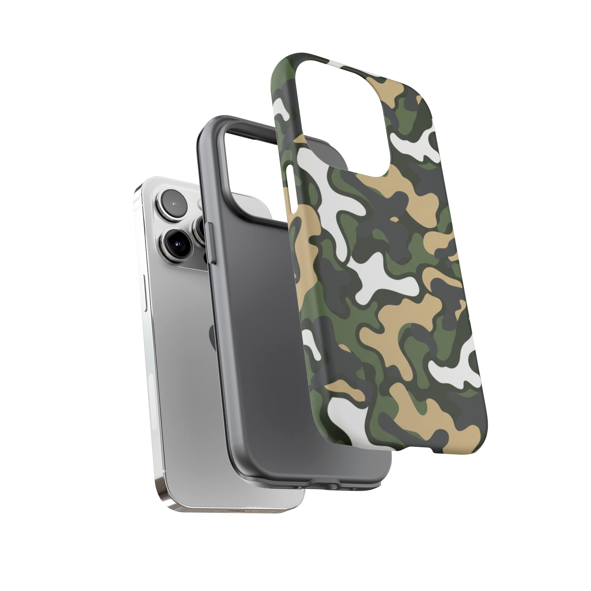 Camouflage Tough Phone Case — Military Camo Protective Cover