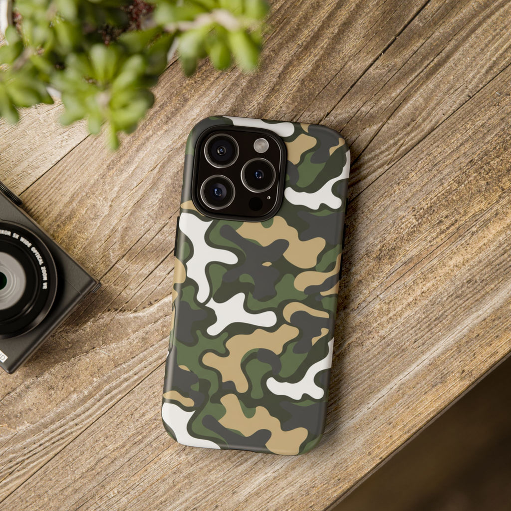 Camouflage Tough Phone Case — Military Camo Protective Cover