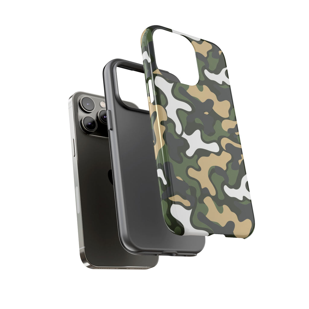 Camouflage Tough Phone Case — Military Camo Protective Cover