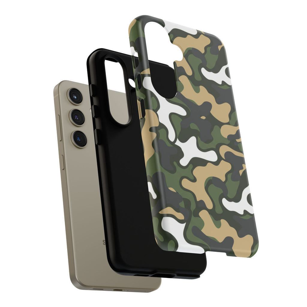 Camouflage Tough Phone Case — Military Camo Protective Cover