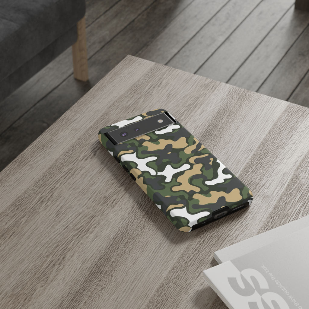 Camouflage Tough Phone Case — Military Camo Protective Cover