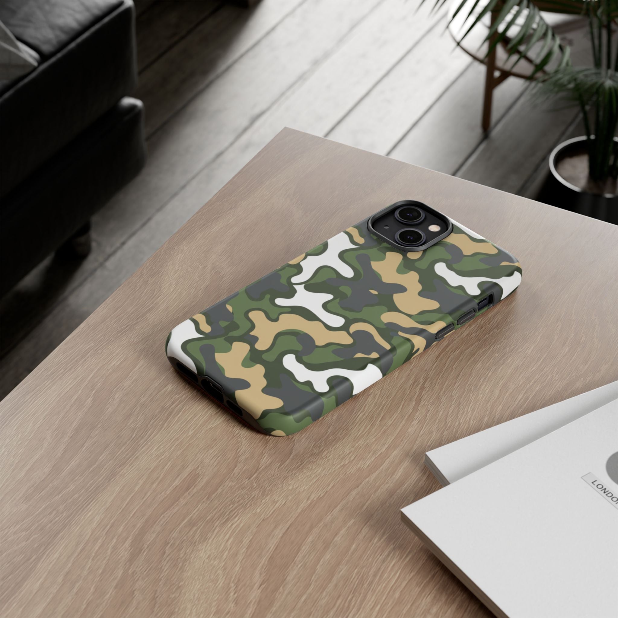 Camouflage Tough Phone Case — Military Camo Protective Cover