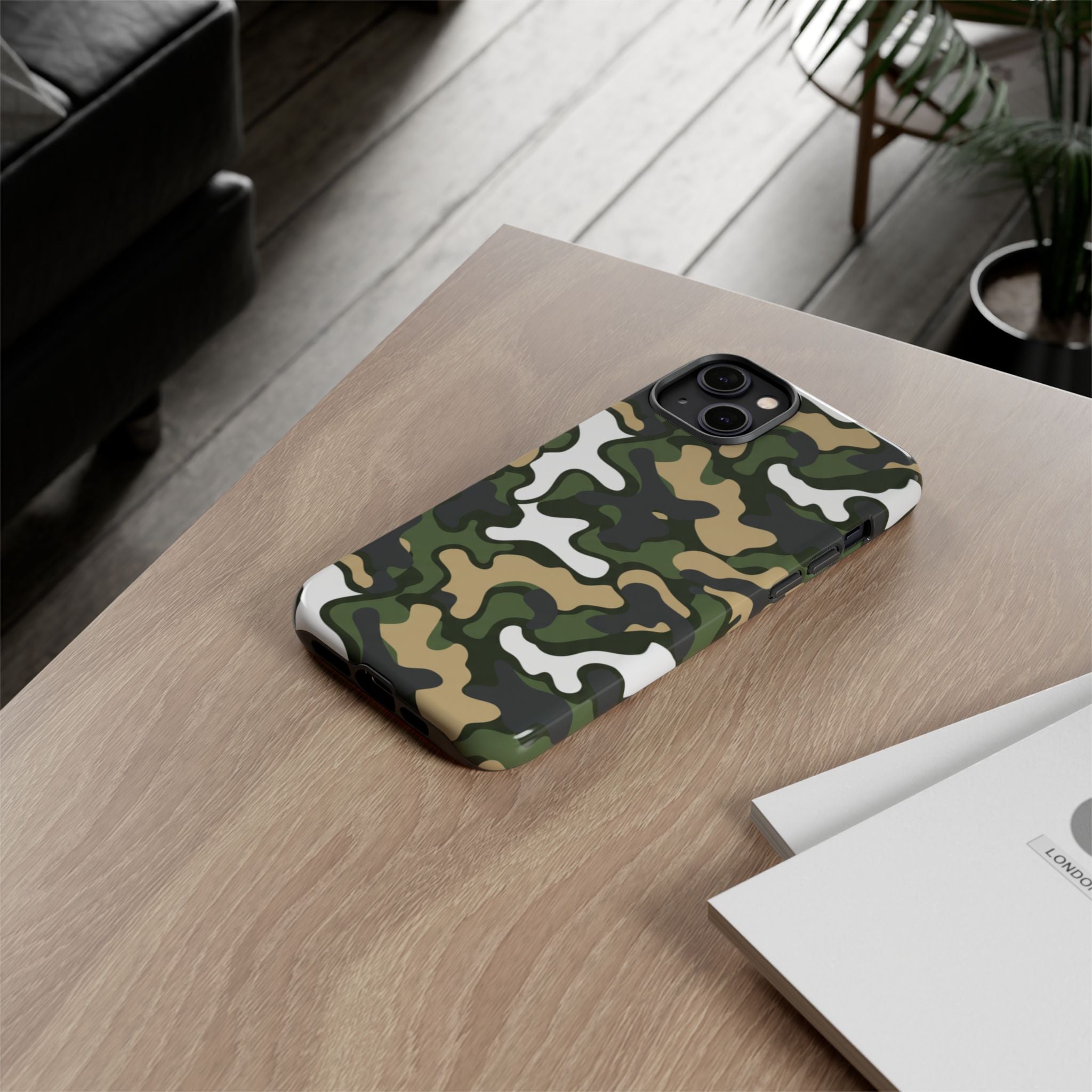 Camouflage Tough Phone Case — Military Camo Protective Cover
