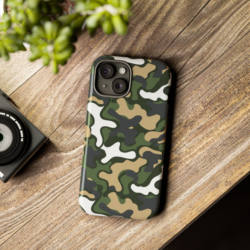 Camouflage Tough Phone Case — Military Camo Protective Cover
