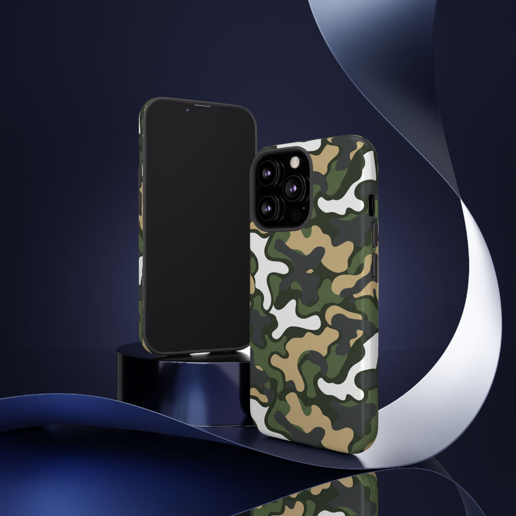 Camouflage Tough Phone Case — Military Camo Protective Cover