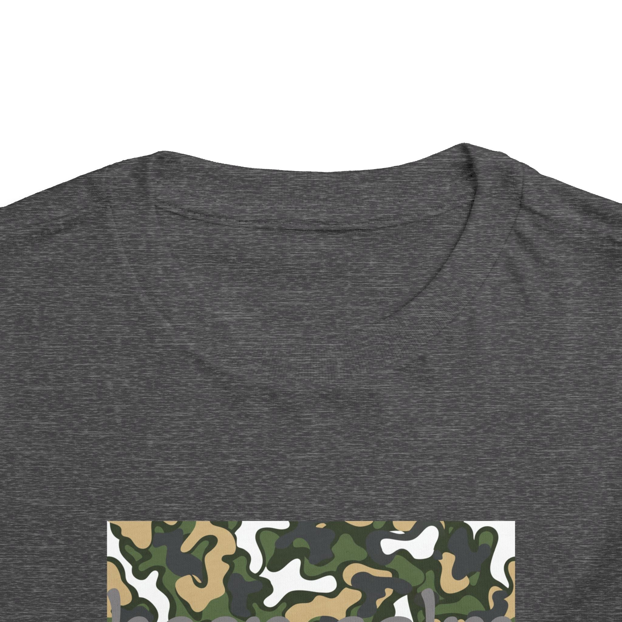 Toddlers' Camo Square Tee - Green Woodland Camouflage Shirt