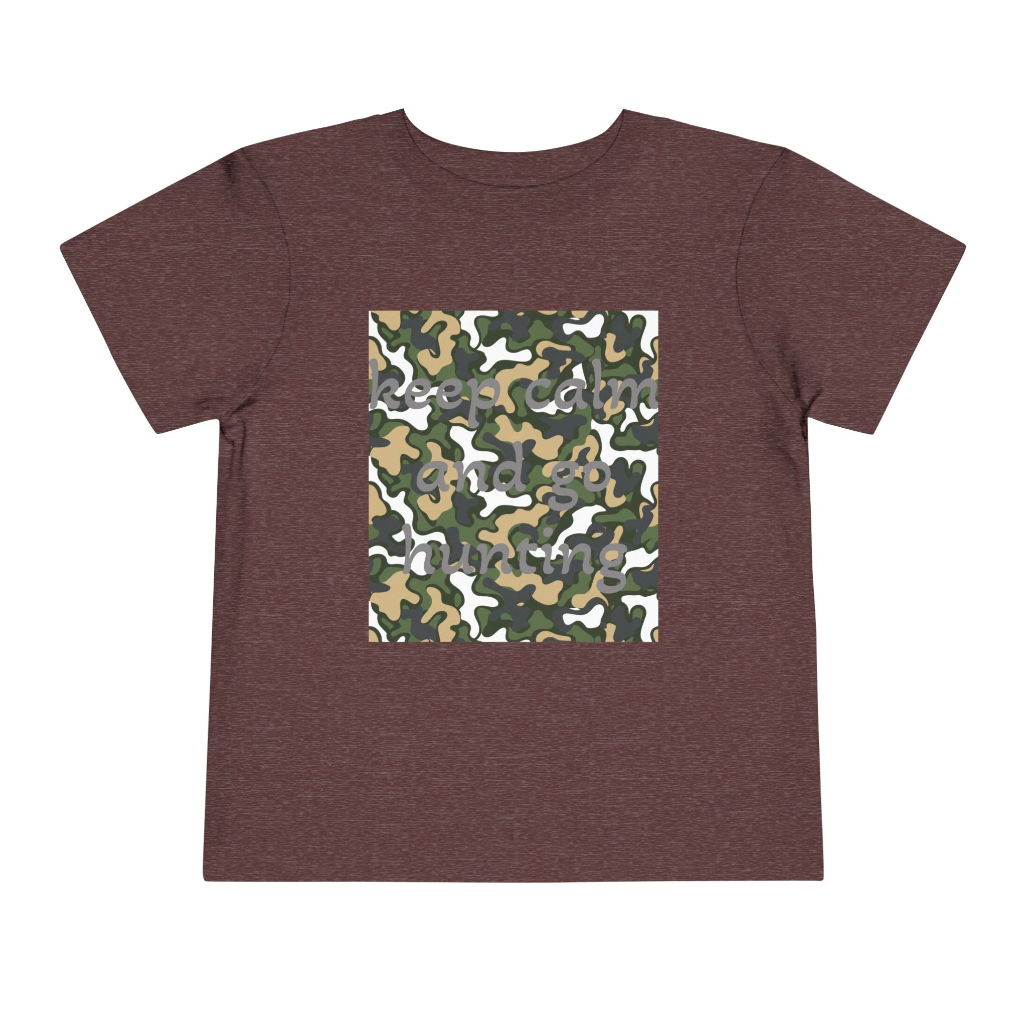 Toddlers' Camo Square Tee - Green Woodland Camouflage Shirt