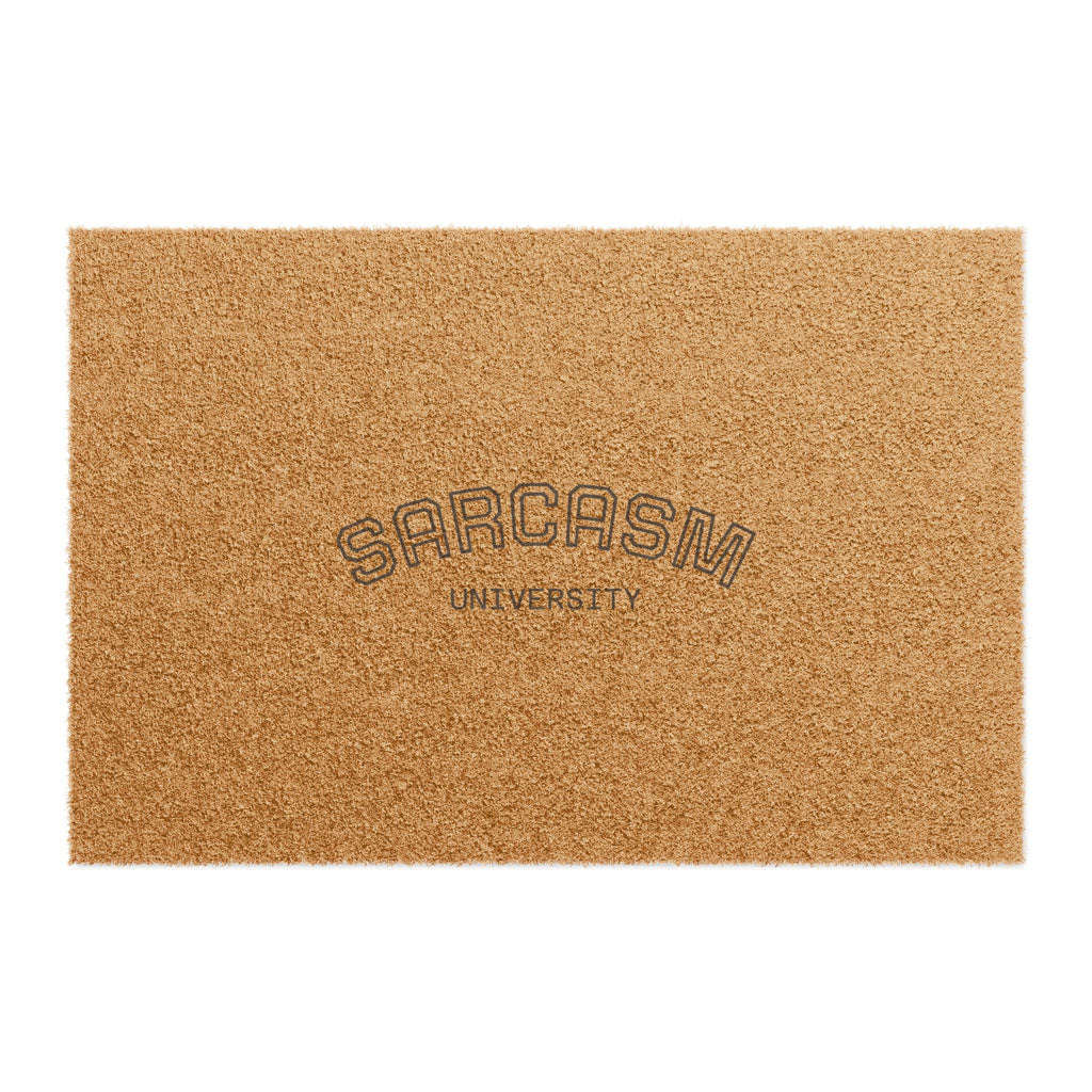 Sarcasm University Doormat - Funny Welcome Coir Mat