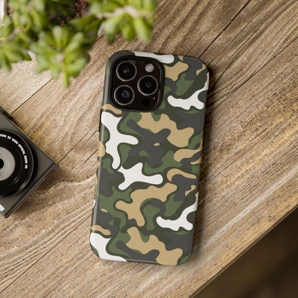 Camouflage Tough Phone Case — Military Camo Protective Cover